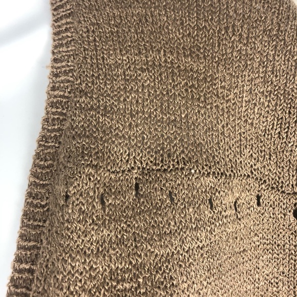 Loft Tan Knit Lightweight Shrug Size Small - Picture 4 of 7
